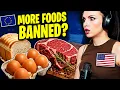 American Reacts to MORE TOXIC US Foods Banned in Europe