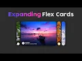 Expanding Flex Cards - How to Design Expanding Flex Cards using HTML CSS and jQuery