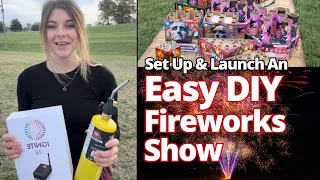 How To Set Up Launch An Easy Fireworks Show Fuse or E-Fire ft DIY Show Kit from Spirit of 76