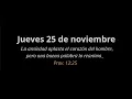 Practica su espanol con Examinando las Escrituras Diariamente Jueves 25 de noviembre 2021