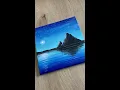 Download Lagu Mountain Landscape Acrylic Painting For Beginners | Simple Acrylic Painting #shorts version