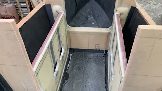 Not much today, just taping fillets in the dining room.