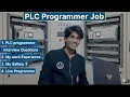 PLC Programmer Job Reality Salary Interview Questions Live PLC Programming