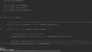 Java Stack Balanced String Part 1 HackerRank