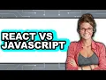 React vs JavaScript - 2025 Comparison
