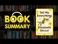 Download Lagu Tell Me Everything by Elizabeth Strout | FREE Book Summary | AudioBOOK
