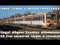 Lagu 2025.11.04. Az Usgyi dögsor Szentes állomáson. Alig 22-23 éves járművek. A flotta jelentős része áll