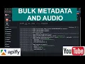 Use Apify to Scrape YouTube Download Transcripts Metadata from s Instantly Tutorial