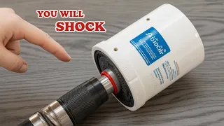 no one knows old oil filters are a gold mine collect them and turn them into dollars
