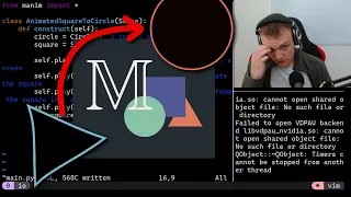 I tried using Manim to Create Animations in Python