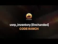 Advanced RedM Inventory System Vorp Core