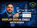 Java JTable Tutorial Display SQLite Database Data in JTable JDBC Swing