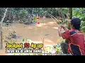 Ini ikan apa buaya..!! Di tekan kedasar sungai joran ku tak sanggup lagi menahan tarikanya