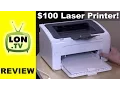 HP LaserJet Pro M12w Sub 100 Laser Printer Review