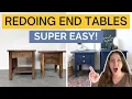 Redoing End Tables Heirloom Traditions Paint Polo