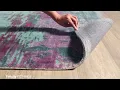 Surya Felicity Modern Mauve Teal Magenta Polyester Area Rug L 96 X W 30 - The Classy Home