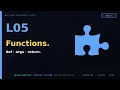 Python functions def args args kwargs L05 Daily
