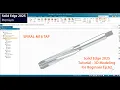 Solid Edge 2025 tutorial - 3D Modeling for Beginner Ep 62