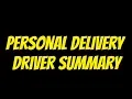 UPS PVD SUMMARY