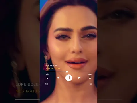 তার killer move আর মিষ্টি smile মন মাতাবে all the while… #NusratFaria #NewSong #SangeetBangla