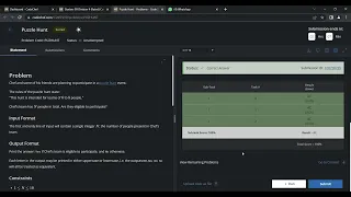 Puzzle Hunt Problems CodeChef Starters 99 CodeChef Contest