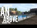 Drop Intex Pool with a deck