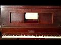 "Take Me Out To The Ball Game" On A 1918 Fuehr & Stemmer Player Piano