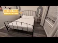 Minimalist Metal Queen Bed - Strong Stylish Perfect for Any Bedroom