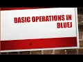 Basic Operations in BlueJ - Master Minds