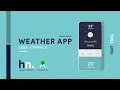 Weather App UI Design part 2 Android Studio Tutorial hash nick