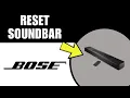 How To Reset A Bose Soundbar
