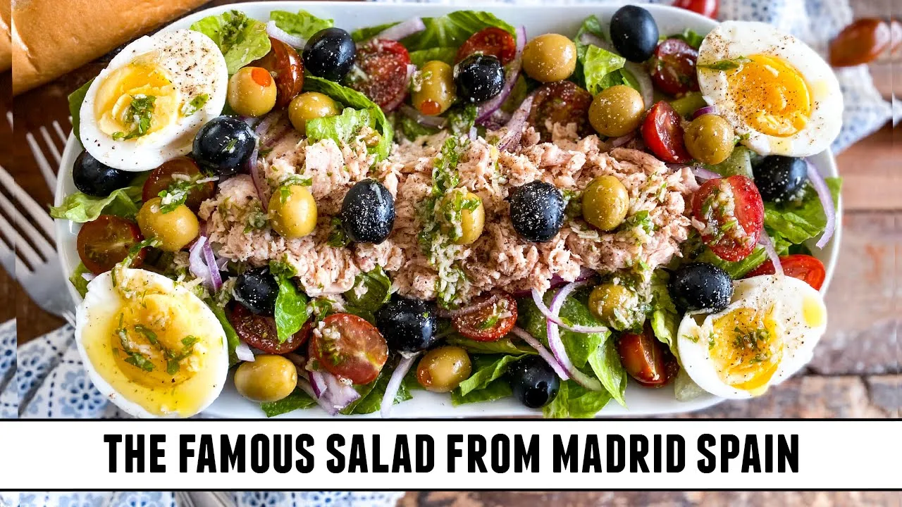 The Most LEGENDARY Salad from Spain   Ensalada de San Isidro Recipe