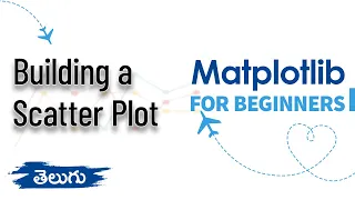 Building a Scatter Plot Matplotlib for Beginners Data Visualization WonkyCode Telugu
