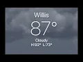 Weather in Willis TX June 19 2024