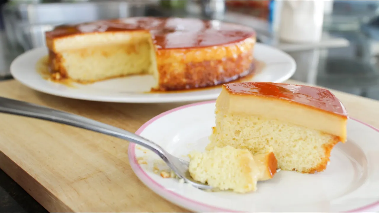 Caramel Custard Cake Recipe  - Hot Thai Kitchen