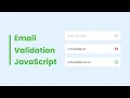 How to Validate Email in HTML CSS JavaScript Email Checker Free source code
