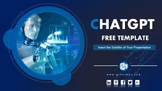 Free ChatGPT PowerPoint Template Google Slides Theme by GreatPPT com