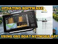Updating Humminbird Xplore Software using the One Boat Network App