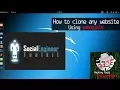 Hacking Tools Collection - How to clone any website using setoolkit