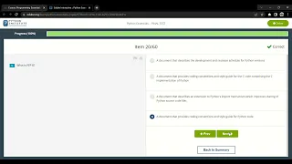 Cisco Python Essentials 2 - STUDY RESOURCES final test Answer