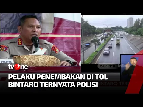 Penembakan di Exit Tol Bintaro Terungkap, Pelaku Ternyata Anggota Polisi