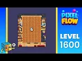 Pixel Flow Level 1600 Very Hard Walkthrough Solution