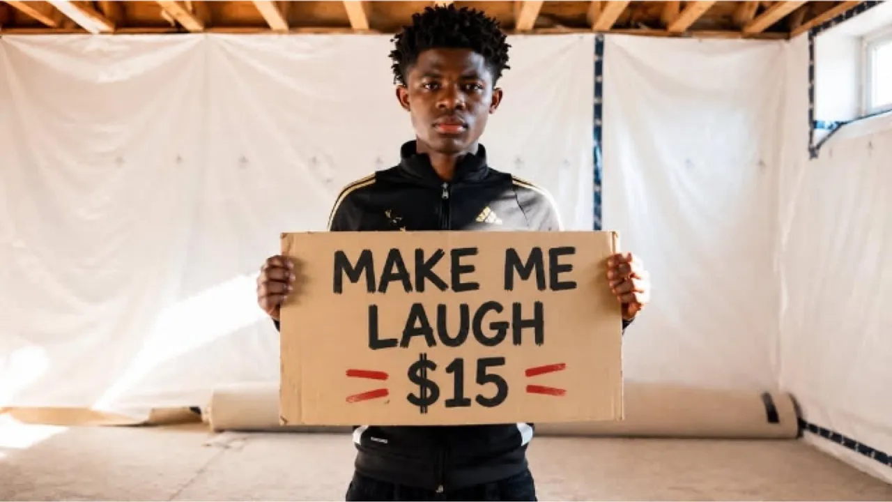 Sesay Asked Random People To Make Him Laugh For $15