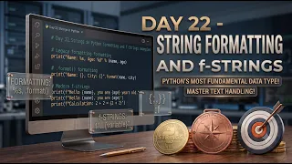 Day 22 - String formatting and f strings