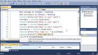 Visual Basic Tutorial 11 Getting User Input