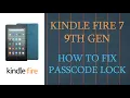 Kindle Fire 7 - Stuck On Passcode Password Lock Screen