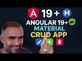 Angular 19 Material CRUD Full Project with Source Code