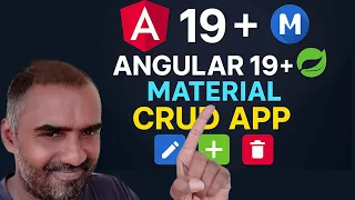 Angular 19 Material CRUD Full Project with Source Code