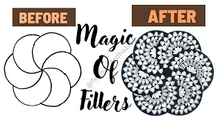 How to Draw Mandala Fillers for Beginners Step-by-Step Art TedhaMedha1111