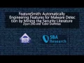 CCS 2016 - FeatureSmith Automatically Engineering Features for Malware Detection